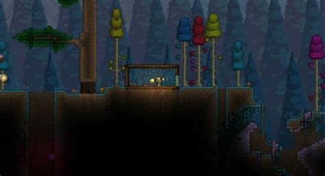 After you kill Plantera, he will sell a machine called an Autohammer that allows you to turn Chlorophyte bars into Shroomite bars. . Dark blue solution terraria